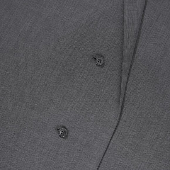 CHICJOC ultra-high-density thick SUPIMA cottondeep V-neck paper-cutting shirt 38 - Picture 7 of 9